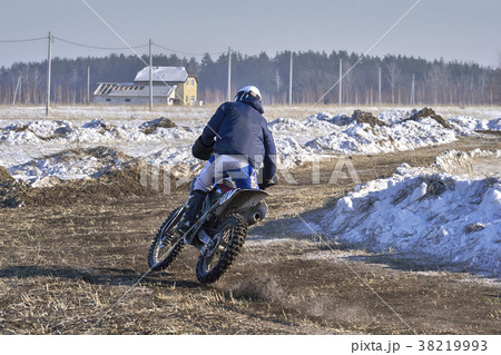 Sportsman racer man fulfills a fast ride Sportsman racer man fulfills a fast ride 38219993