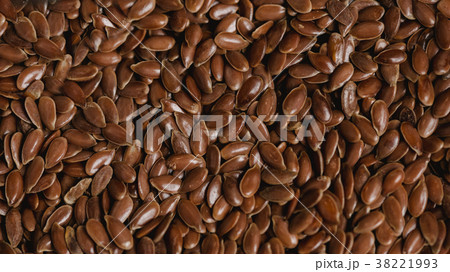 Flax spice. Macro photography. Food photography Flax spice. Macro photography. Food photography 38221993