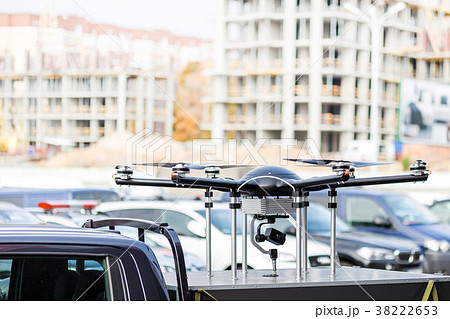Big custom made drone over picup truck trunk 38222653
