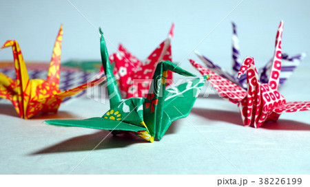 折り鶴 折り鶴 38226199