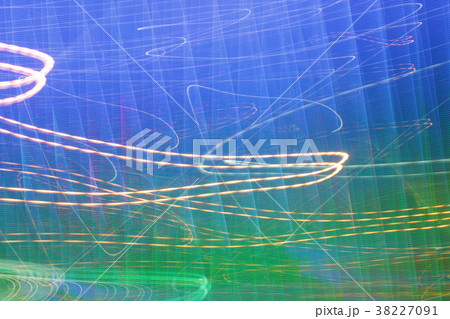 Long exposure photo, striped lines in motion 38227091