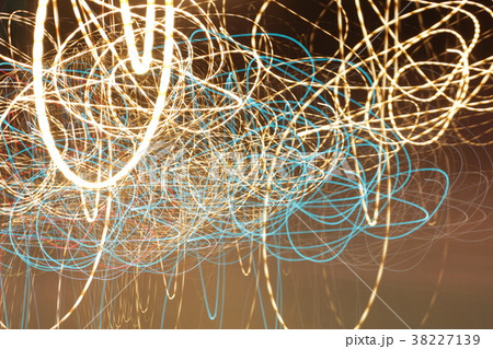 Long exposure photo, striped lines in motion 38227139