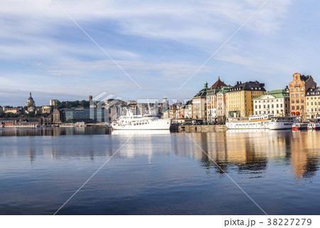 Stockholm daylight skyline panorama Stockholm daylight skyline panorama 38227279
