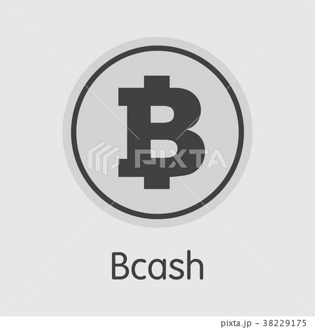 Bcash Cryptocurrency Coin. Vector Pictogram Symbolのイラスト素材 [38229175 ...