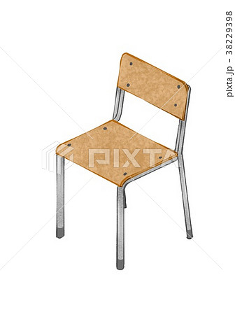 学校椅子のイラスト素材