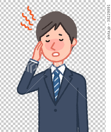 熱がある男性 38229891