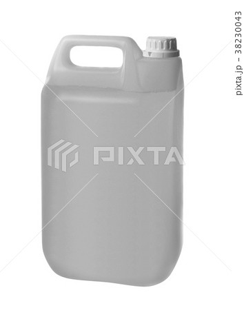 plastic jerry can isolated 38230043