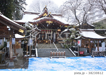 冬の小安神社　八王子市　 38230612