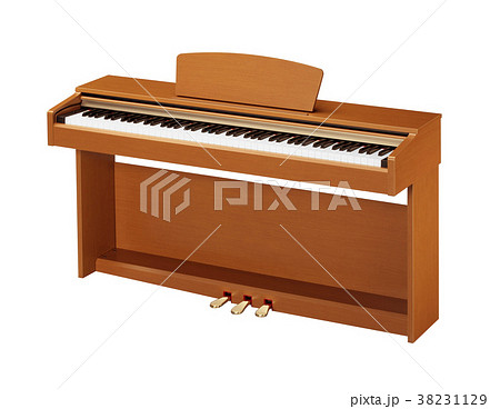 ebony and ivory keys of yellow piano 38231129