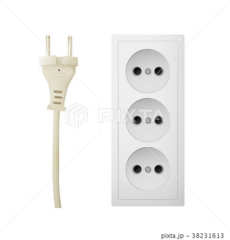 Electric adapter with three connectors. 38231613