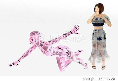 護衛をするアンドロイド 38231728