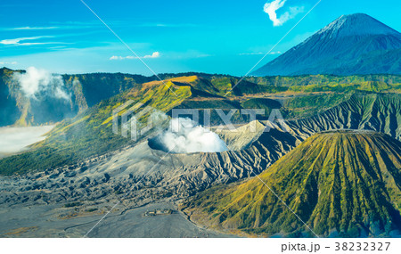 Bromo volcano during sunrise 38232327