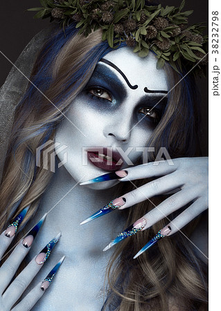 Portrait of a horrible scary Corpse Bride in Portrait of a horrible scary Corpse Bride in 38232798