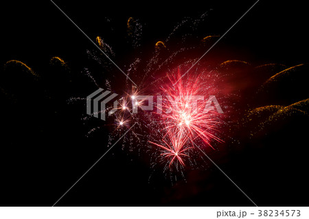 Fireworks on a dark background. 38234573