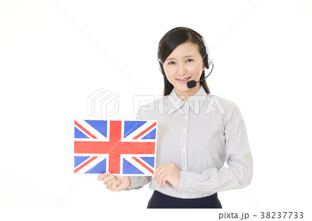 笑顔のオペレーター 38237733