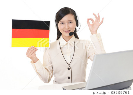 笑顔のオペレーター 笑顔のオペレーター 38239761