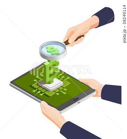 Cryptocurrency Mining Isometric Design Concept Cryptocurrency Mining Isometric Design Concept 38240114