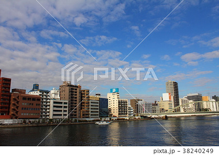 隅田川の両国橋からの風景 38240249