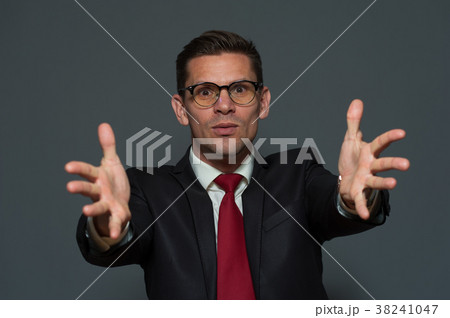 Cute businessman posing indoors 38241047