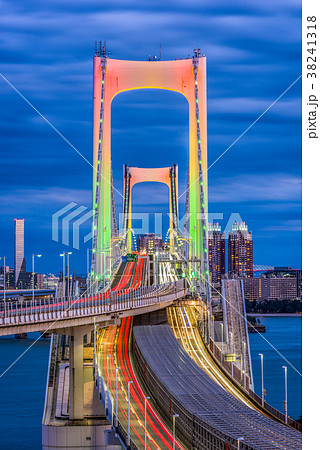 Rainbow Bridge Tokyo Japan Rainbow Bridge Tokyo Japan 38241318