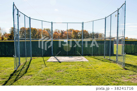 Discus cage at a local high school 38241716