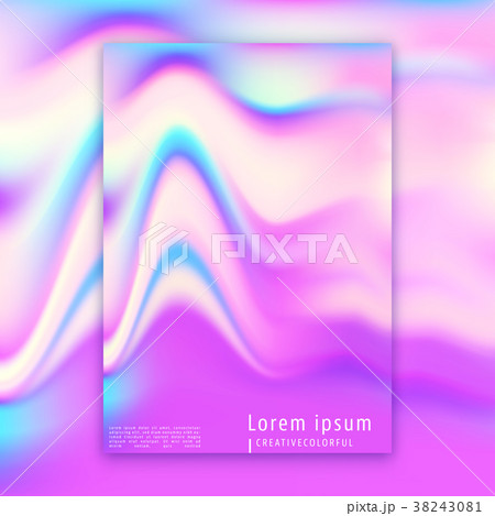Hologram bright colorful background 38243081