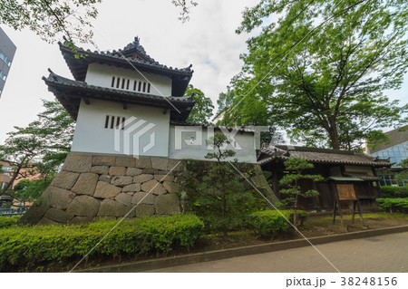 夏の高崎城の風景 夏の高崎城の風景 38248156