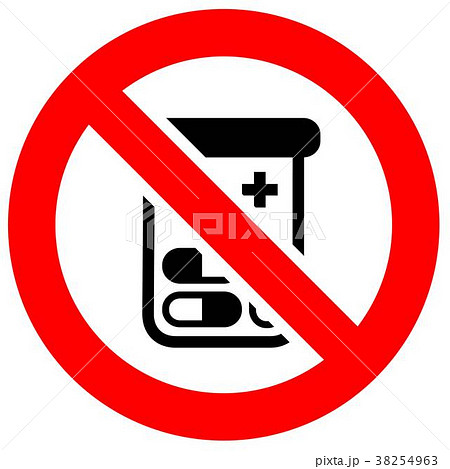 Prohibition red sign 38254963