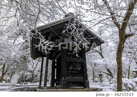 雪の秋月城址 38255533