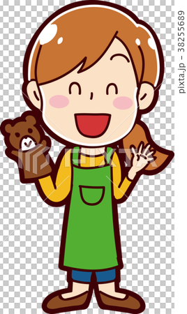 托兒所老師的例證材料 托兒所老師的例證材料 38255689