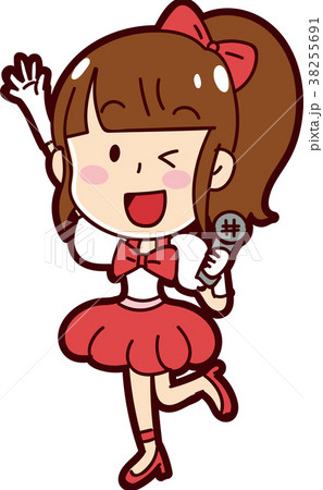 アイドルのイラスト素材 38255691