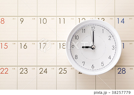 時計とカレンダー 38257779