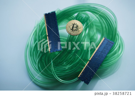 color cable. abstract.green. bitcoin color cable. abstract.green. bitcoin 38258721