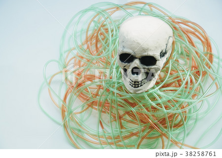 color cable. abstract.skeleton color cable. abstract.skeleton 38258761