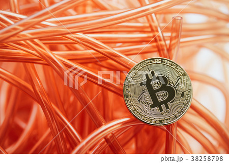 color cable. abstract.green. orange. bitcoin color cable. abstract.green. orange. bitcoin 38258798