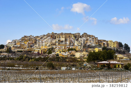 panoramic view of Horta de Sant Joan, Spain 38259812