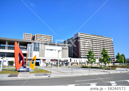 新宮中央駅前風景　JR新宮中央駅　人口増加率全国1位の町 38260572