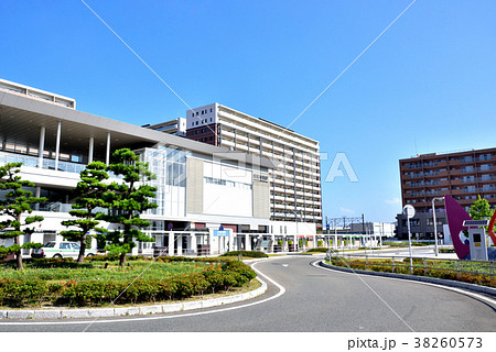 新宮中央駅前風景　JR新宮中央駅　人口増加率全国1位の町 38260573