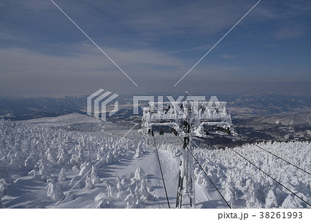 山背景 山の風景 雪景 38261993