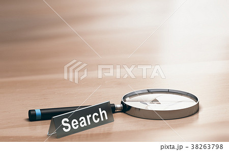 Magnifying Glass. Concept of Web Search 38263798