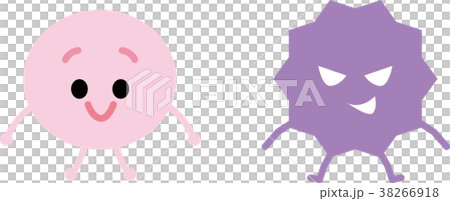 Immune and virus child illustration Immune and virus child illustration 38266918
