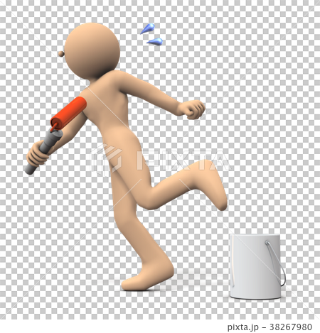 用油漆塗鴉的人物 用油漆塗鴉的人物 38267980