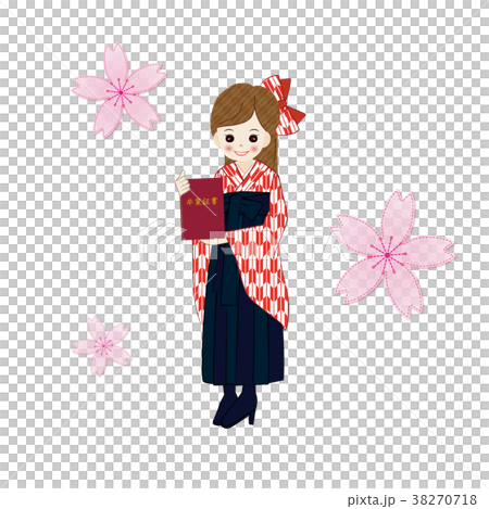 女子大生 袴 卒業式 卒業証書 38270718