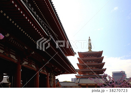 宝蔵門と五重塔 宝蔵門と五重塔 38270723