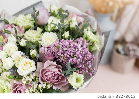 flower shop concept. Close-up beautiful luxury flower shop concept. Close-up beautiful luxury 38273015