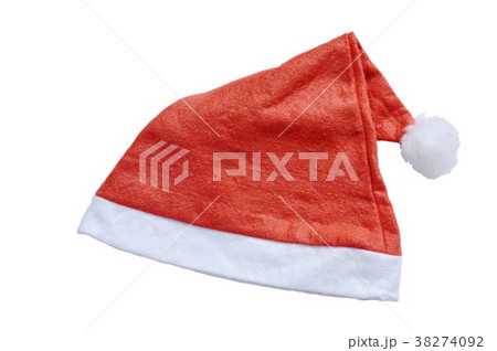 Santa Claus red hat on white background 38274092