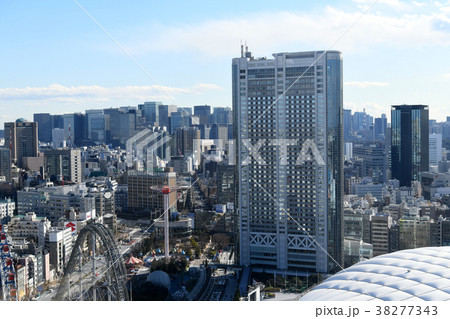 日本の東京都市景観・大手町や丸の内方面などを望む 日本の東京都市景観・大手町や丸の内方面などを望む 38277343
