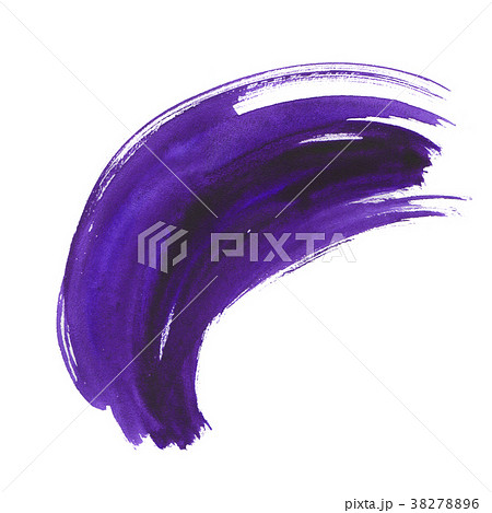Watercolor ultra violet dry brushstroke 38278896