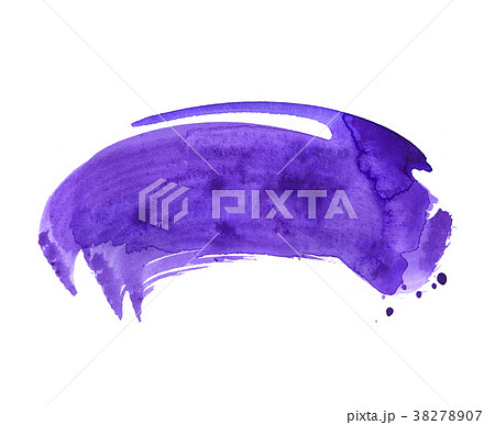 Watercolor ultra violet dry brushstroke 38278907
