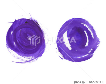 Watercolor set of circle ultraviolet spots 38278912